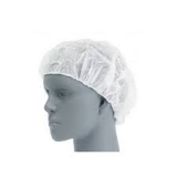 Polypropylene Pancake Bouffant Cap, 24 in, White, 1000/CT