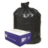 Can Liner 33 Gal, 33x39", Black, 2 Mil, 100 per case - 11200070